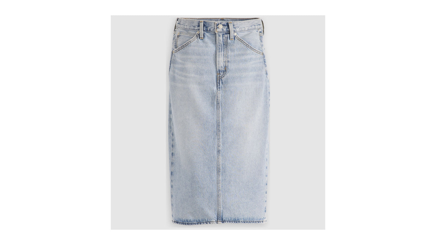 Levi`s Back Slit Skirt