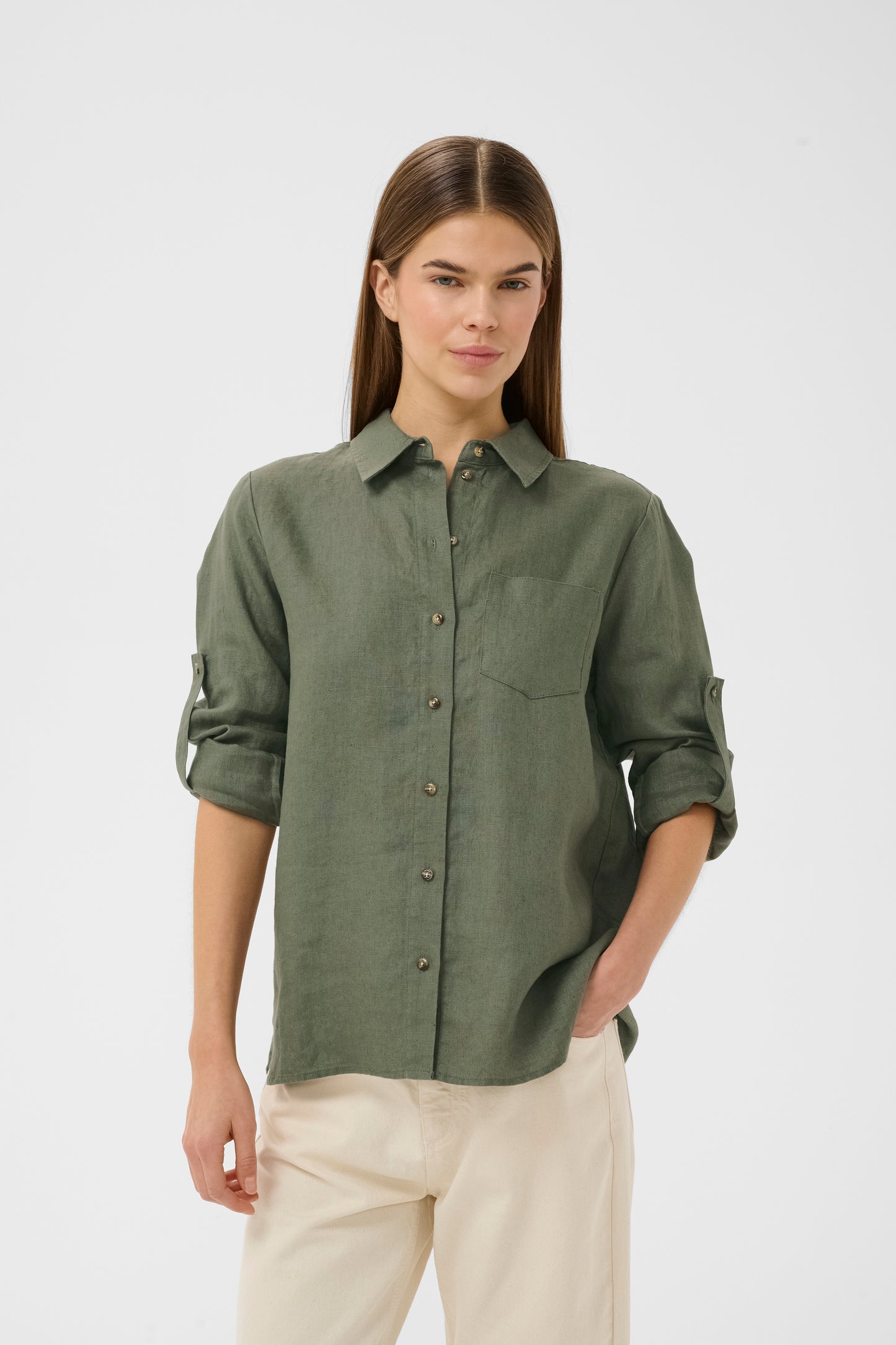 Inwear Dilana Classic Mulled Basil Skjorte