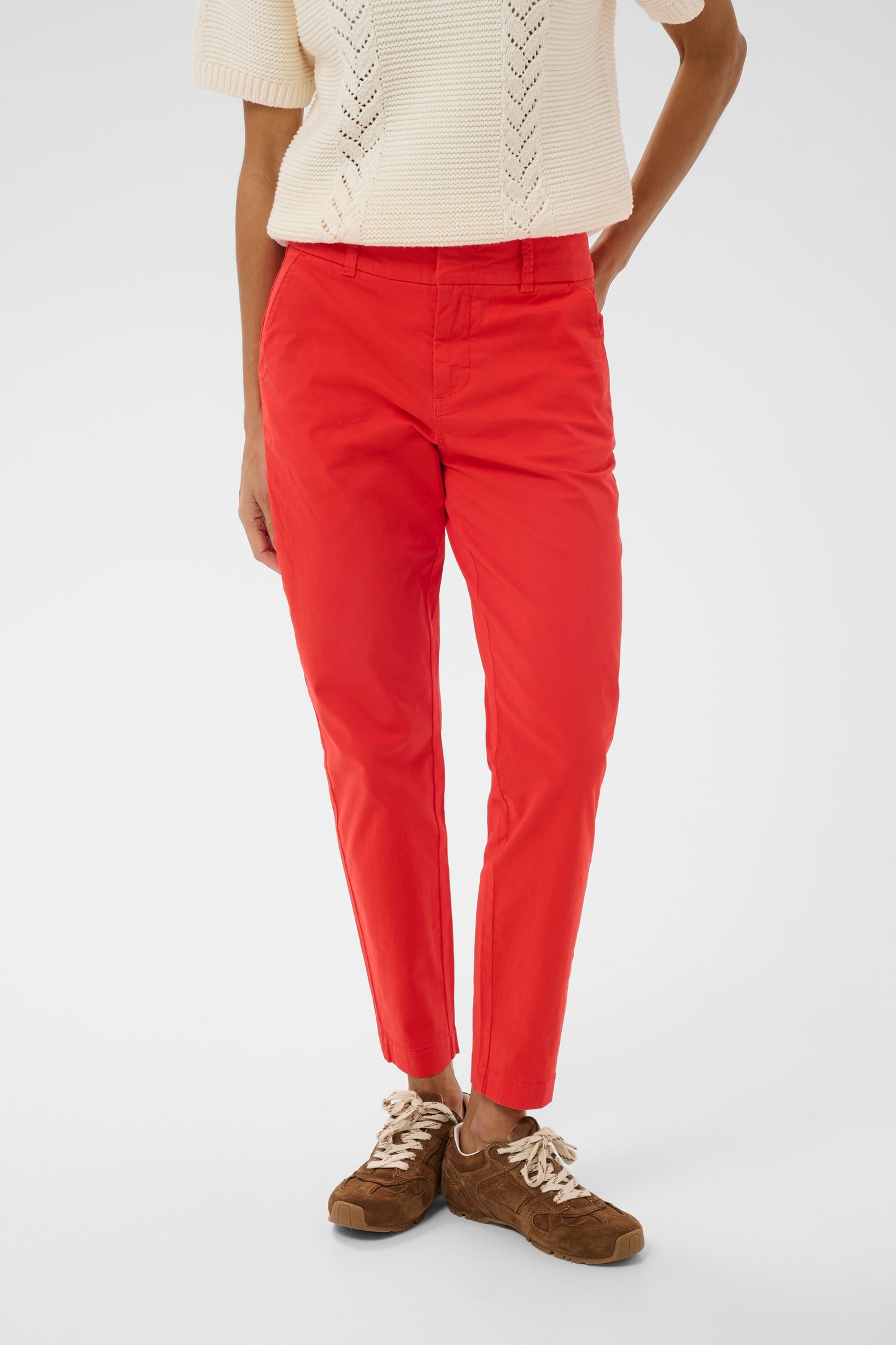 Part Two Soffys Poppy Red Bukse