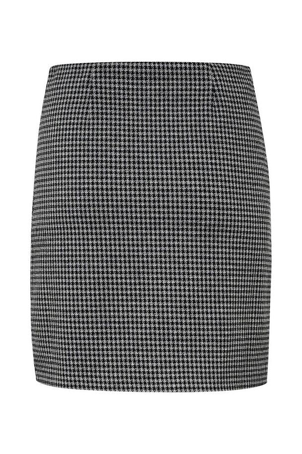 Part Two Corinne Medium Grey Check Skjørt