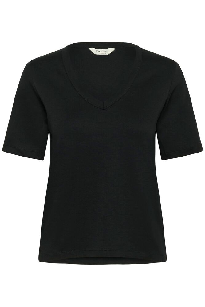 Part Two Ratansa Black T-Skjorte
