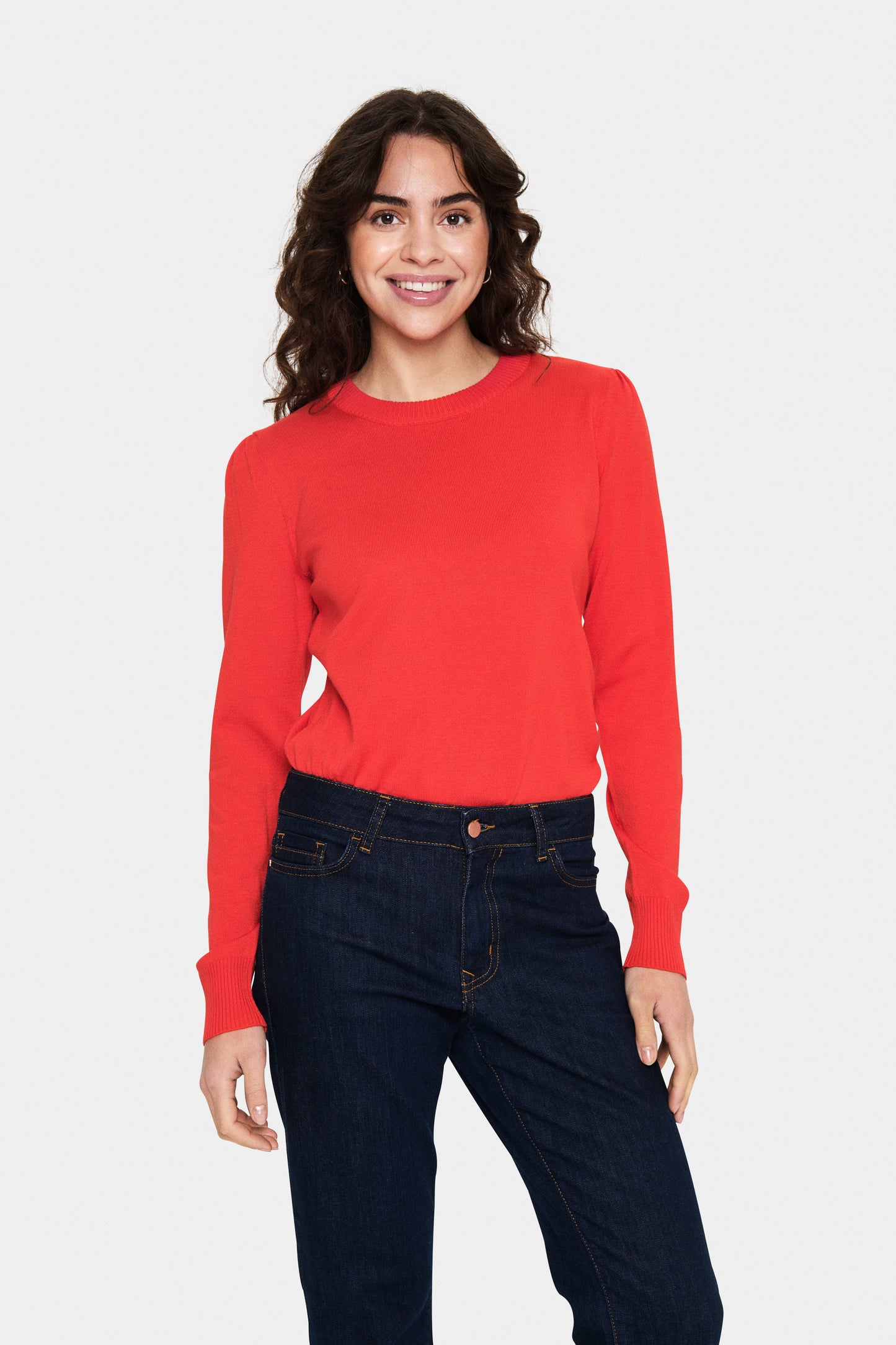 Saint Tropez Mila Flame Scarlet Genser
