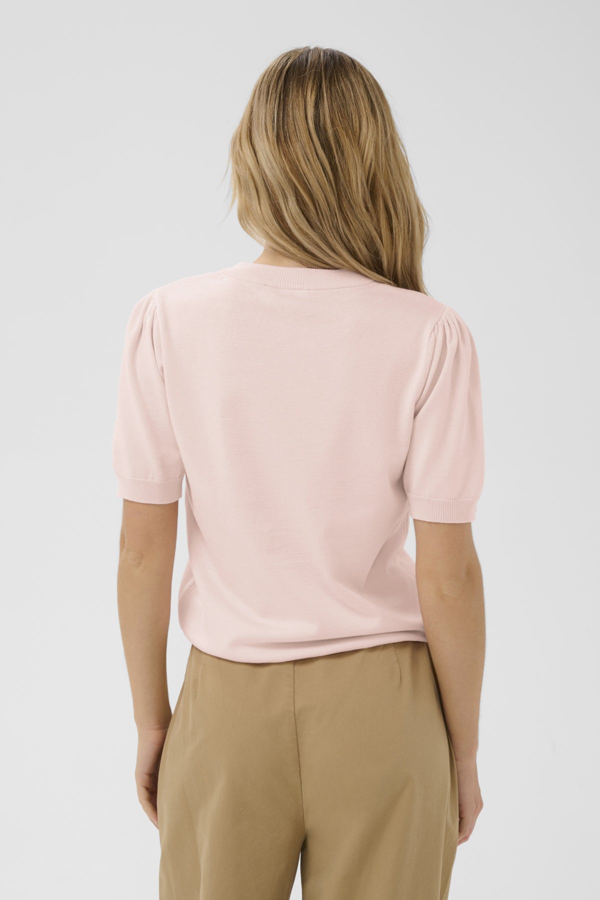 Saint Tropez Mila SS Chalk Pink Genser