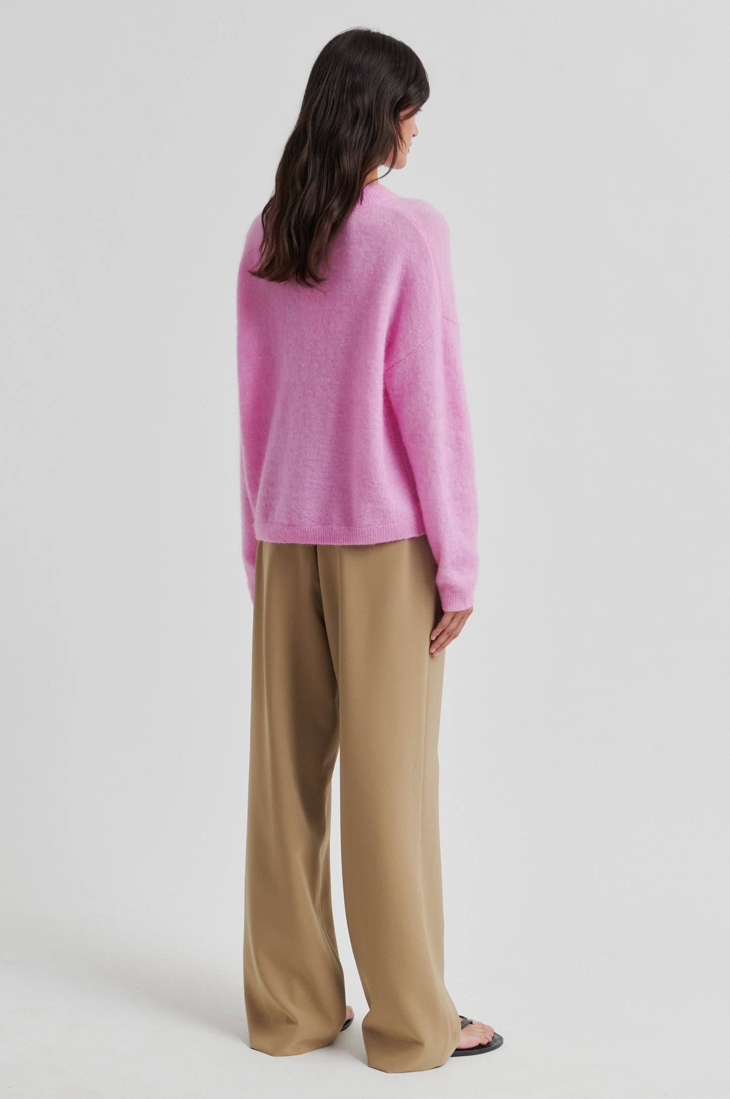 Second Female Bruuk Lilac Chiffon Knit O-Neck