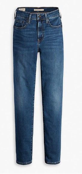 Levi`s 724 High-Rise Straight Blue Wave Dark Jeans