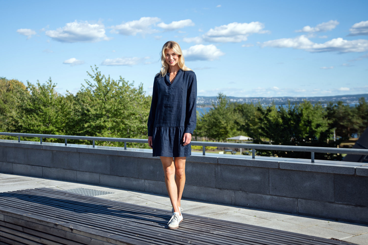CTMH Lia Navy Dress