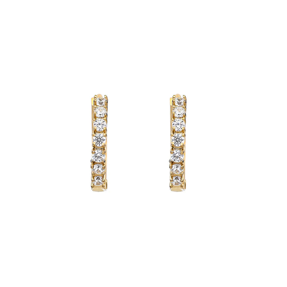 Camilla Øhrling Cathinka Crystal Hoop Earring
