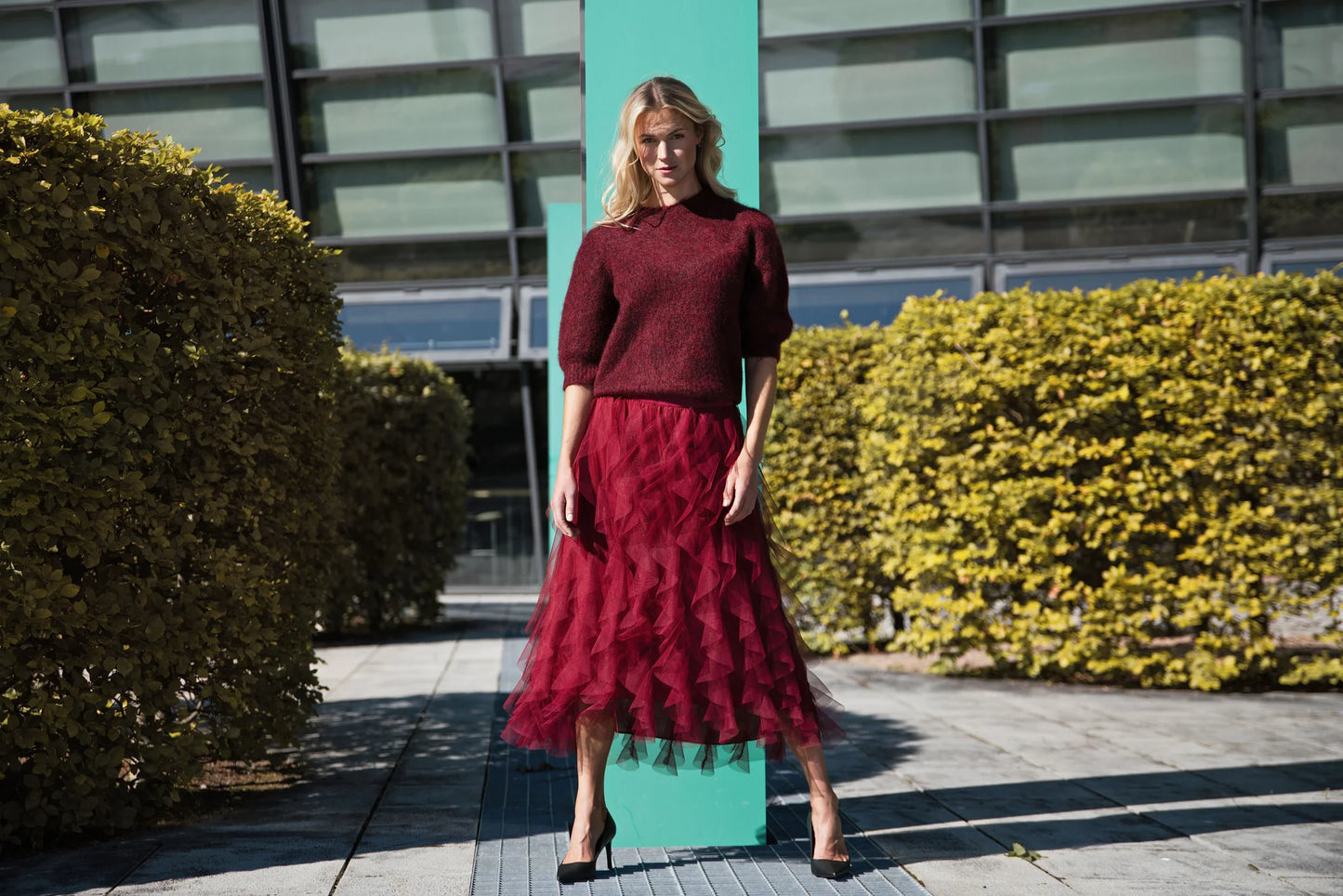 CTMH Valentina Garnet Red Skjørt