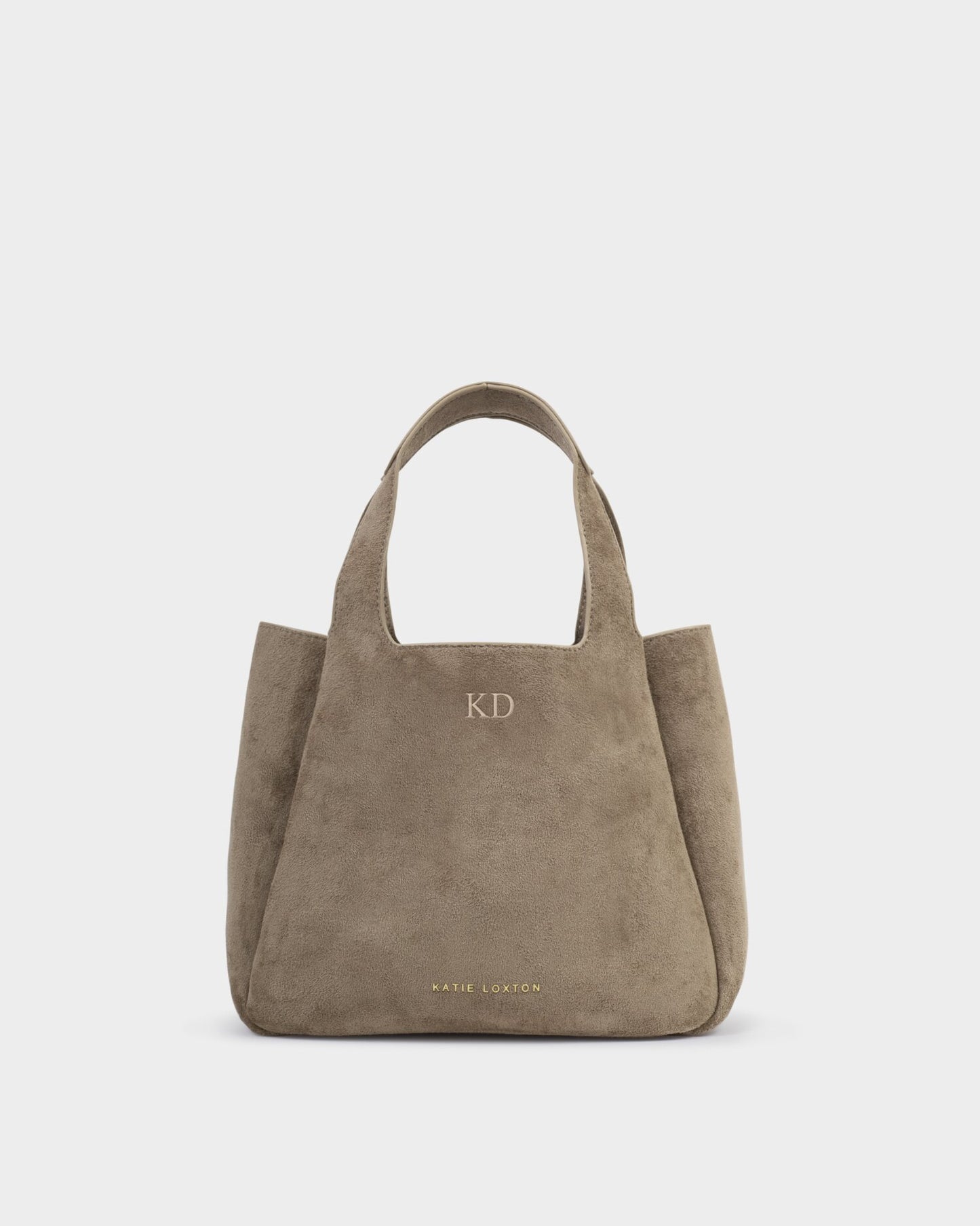 Katie Loxton Raya Handle Mink Suede Bag