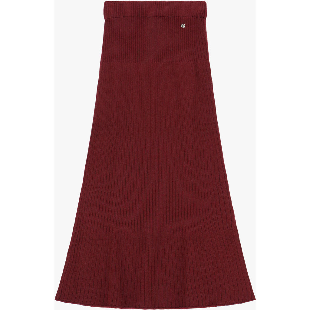 Please Skirt Knitted Bordeux