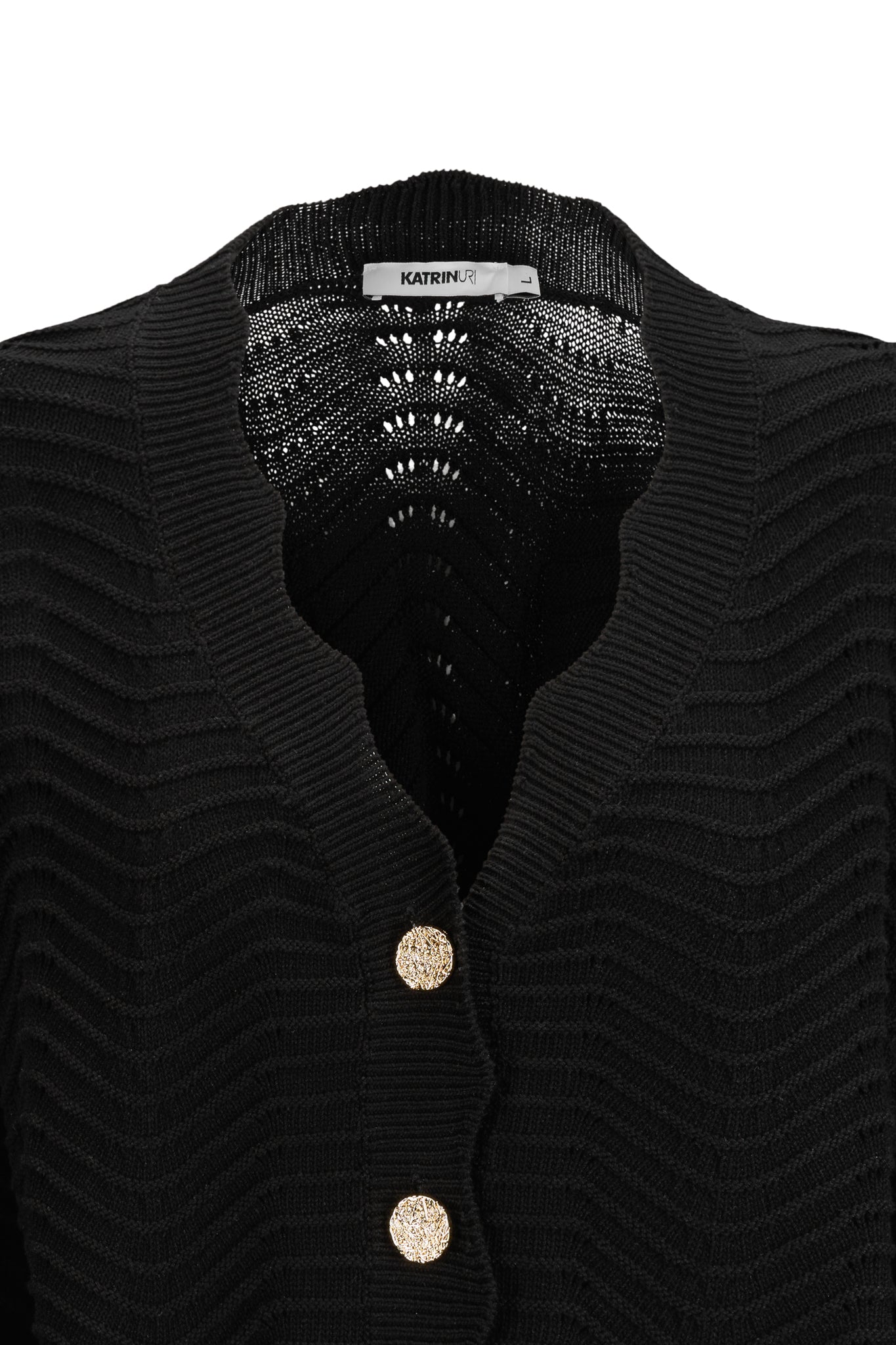 Katrin Uri The Wave Inez Sort Cardigan