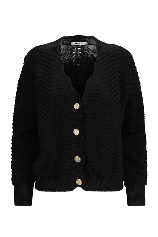 Katrin Uri The Wave Inez Sort Cardigan