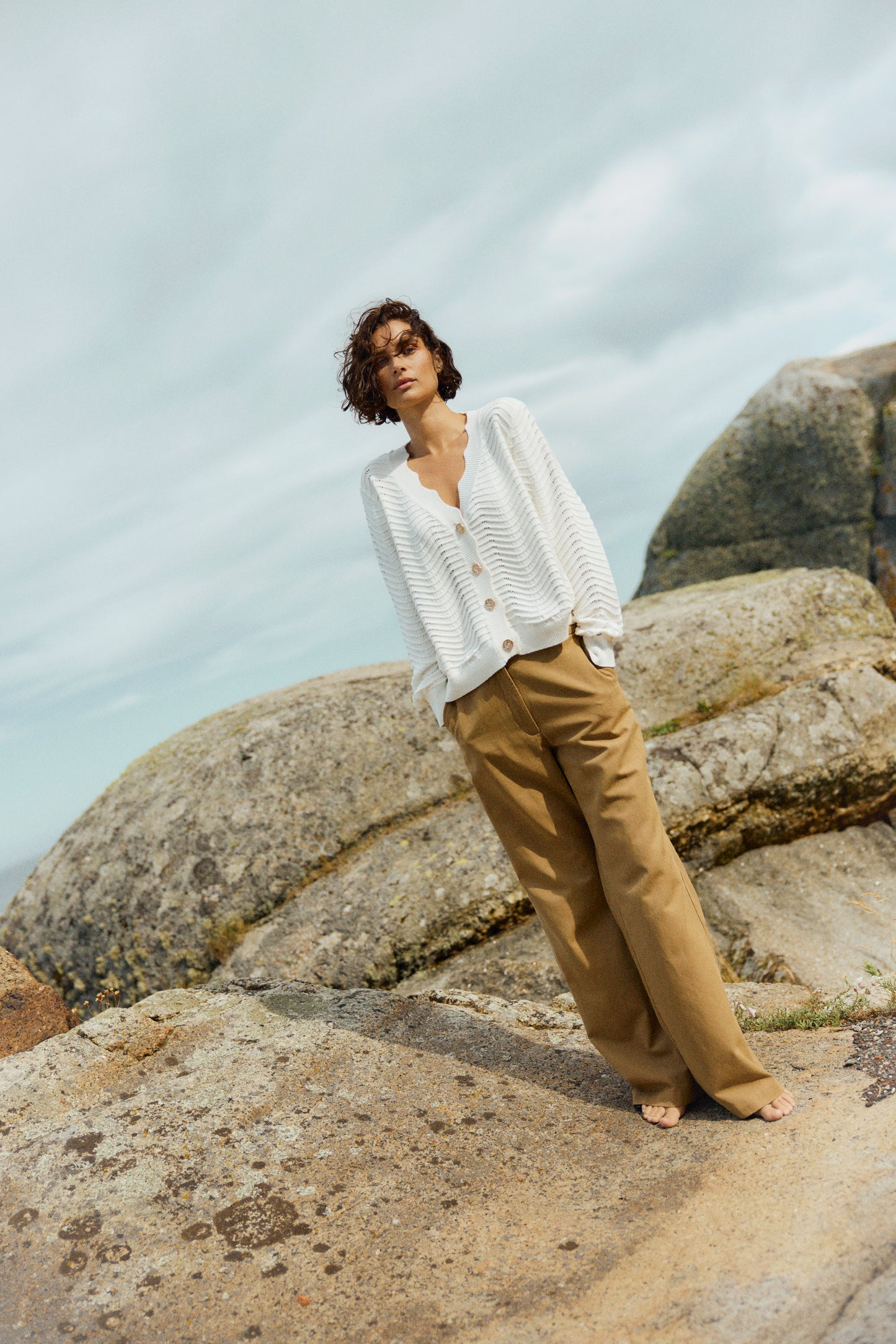 Katrin Uri The Wave Inez Sort Cardigan