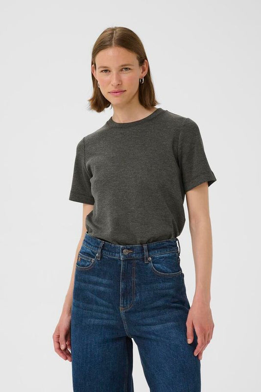 Inwear Vincent Karmen Dark Grey Melange T-Skjorte
