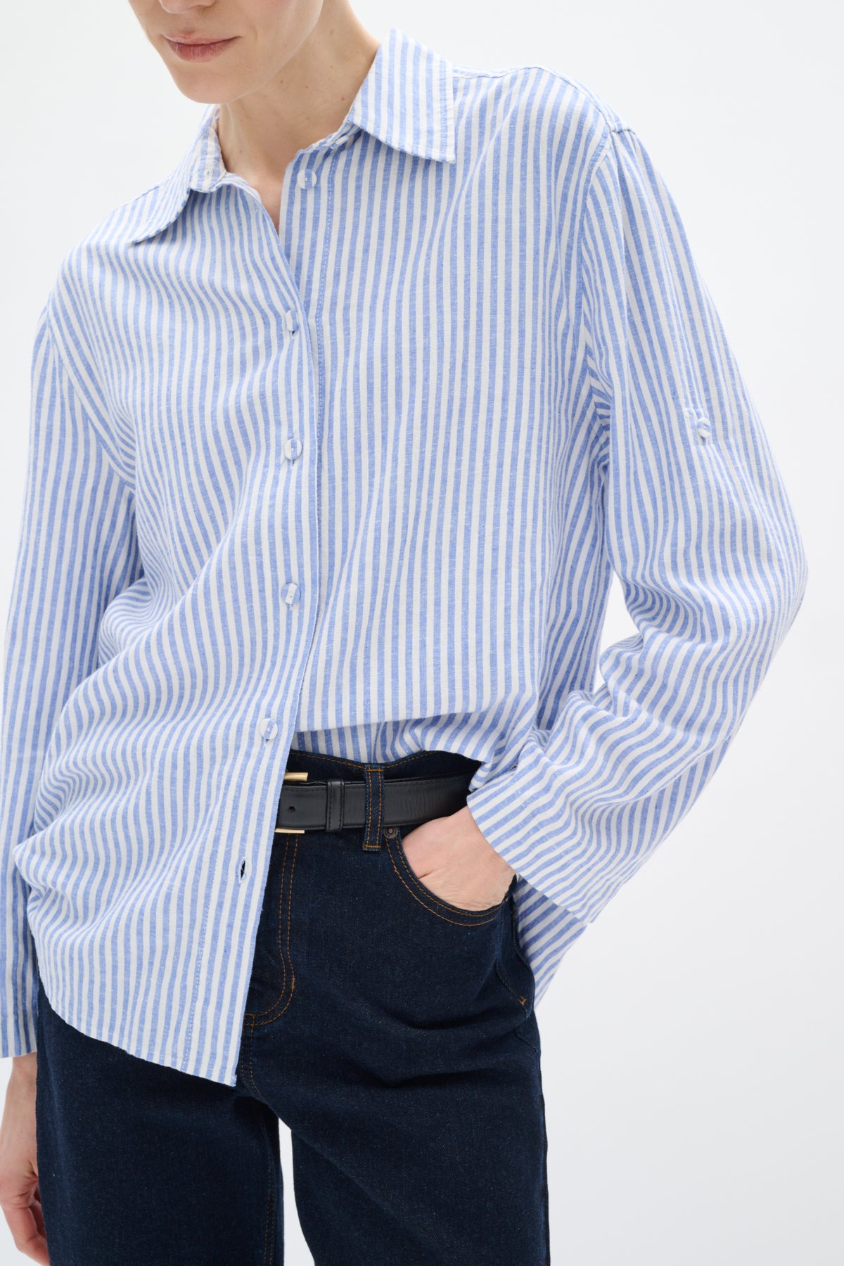 Inwear Rimone Blue/White Skjorte
