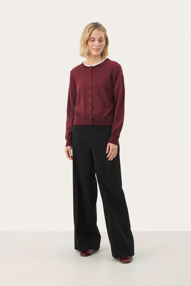 Part Two Noelani Tawny Port Cardigan