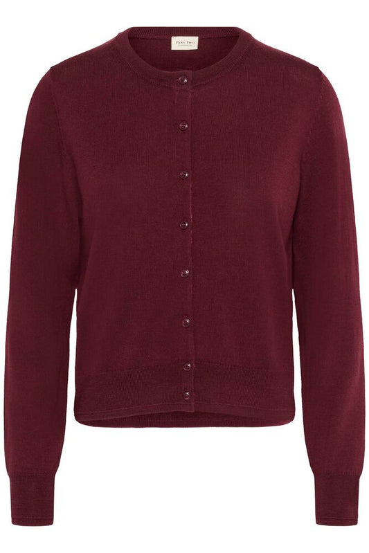 Part Two Noelani Tawny Port Cardigan