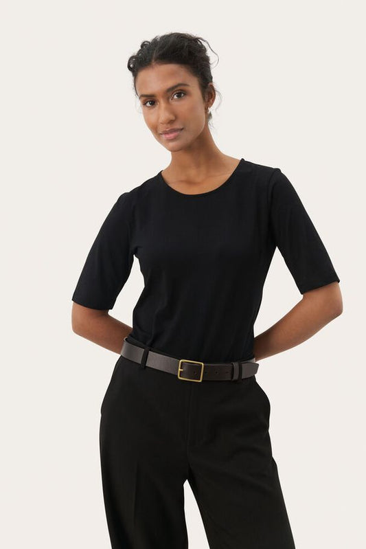 Part Two Nemi Black T-Shirt