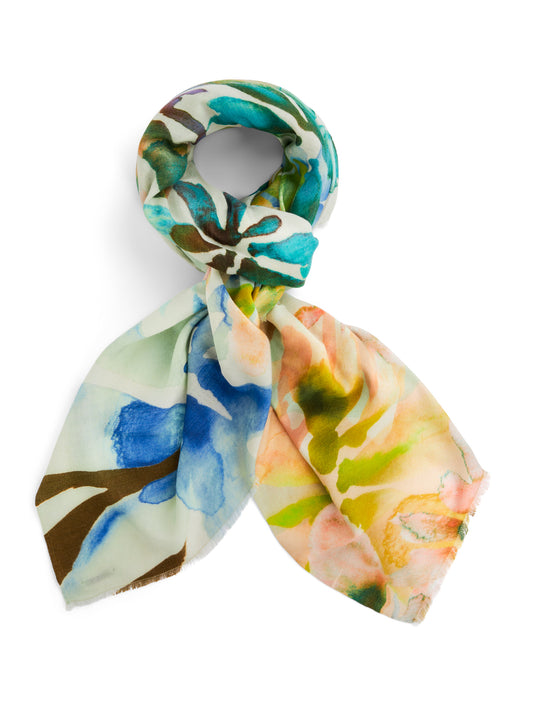 Katrin Uri Skjerf Aqua Flower