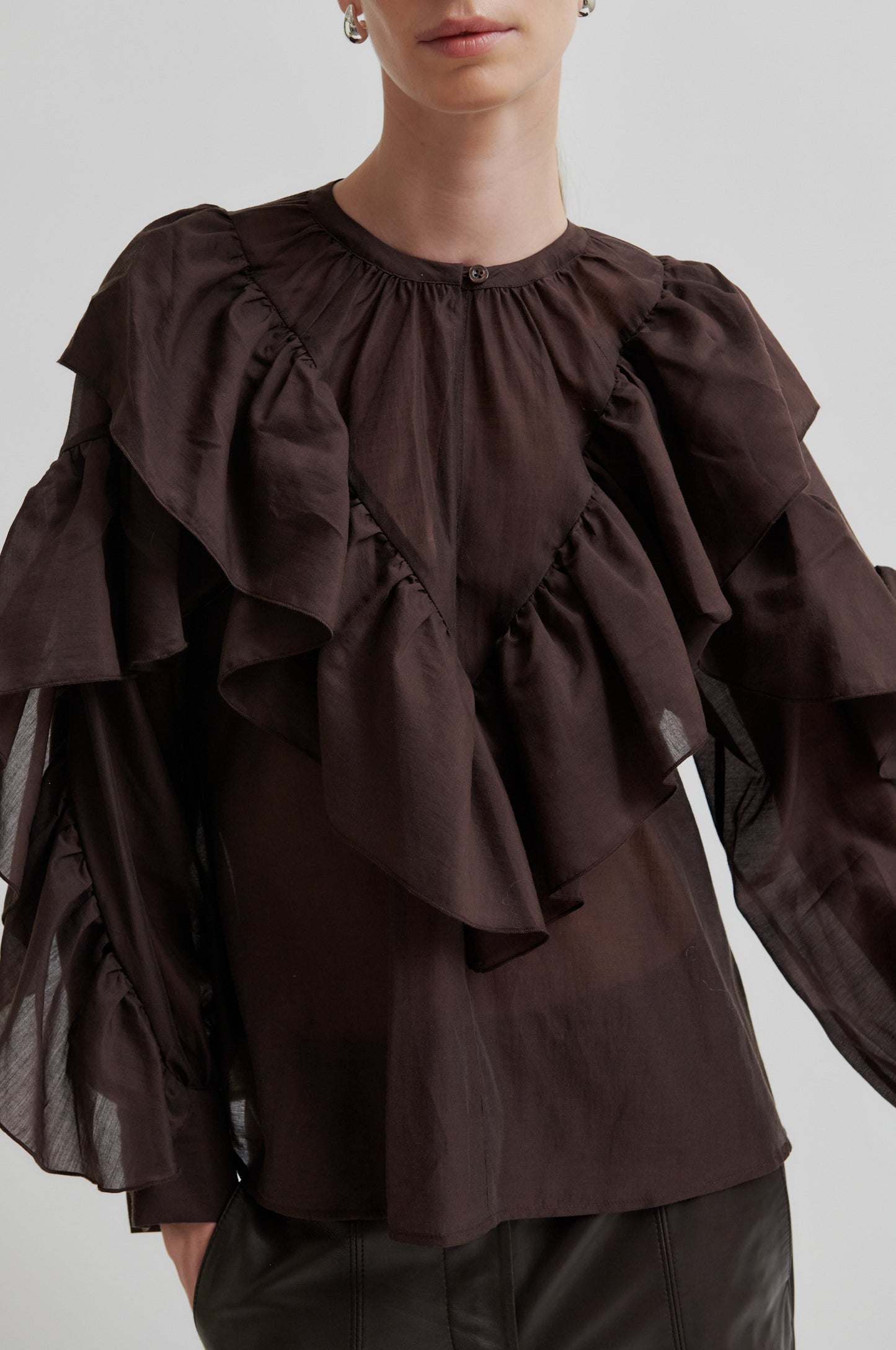 Second Female Fria Frill Bluse