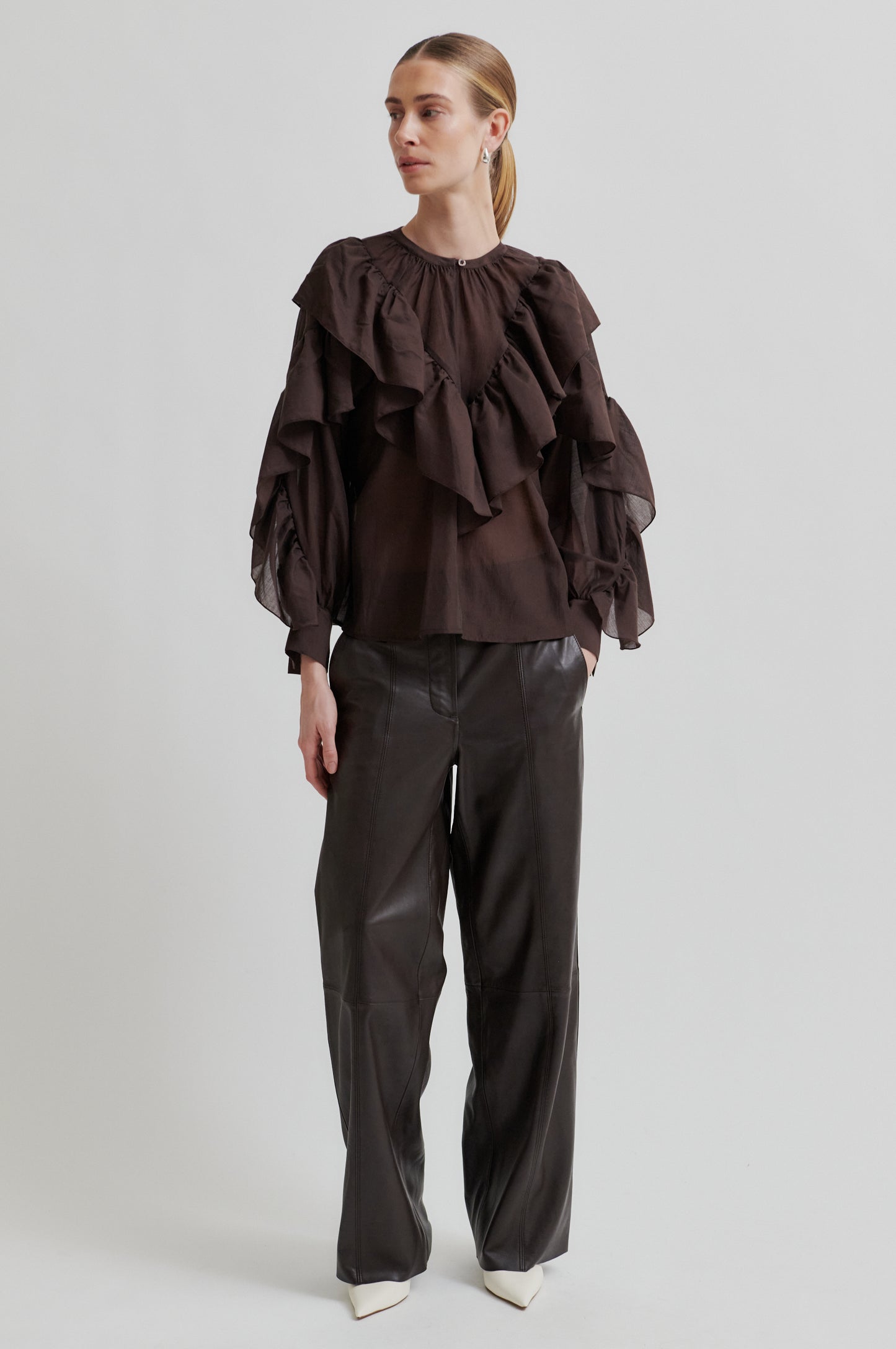 Second Female Fria Frill Bluse