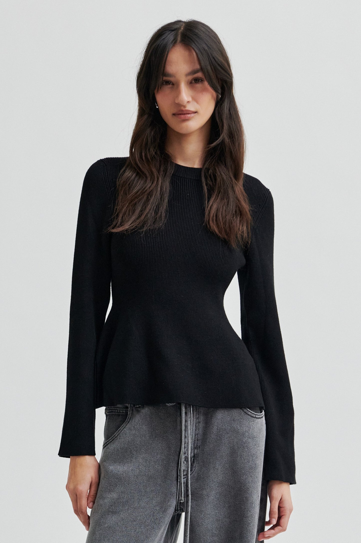 Second Female Stinna Knit Peplum