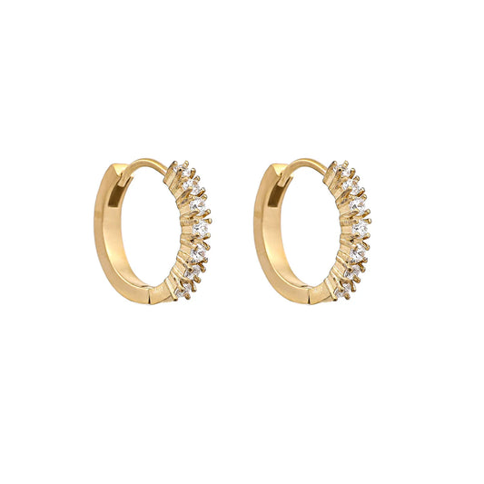 Camilla Øhrling Cathinka Crystal Hoop Earring