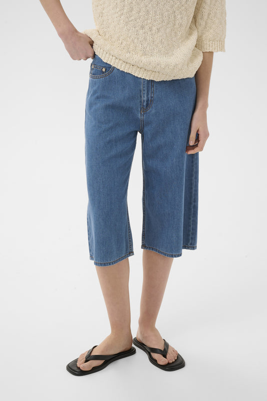 Kne-denimbukse fra InWear