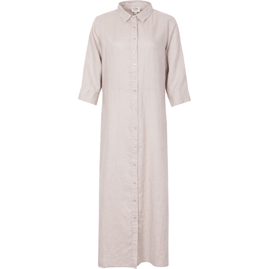 CTMH Leila Midi Taupe Kjole