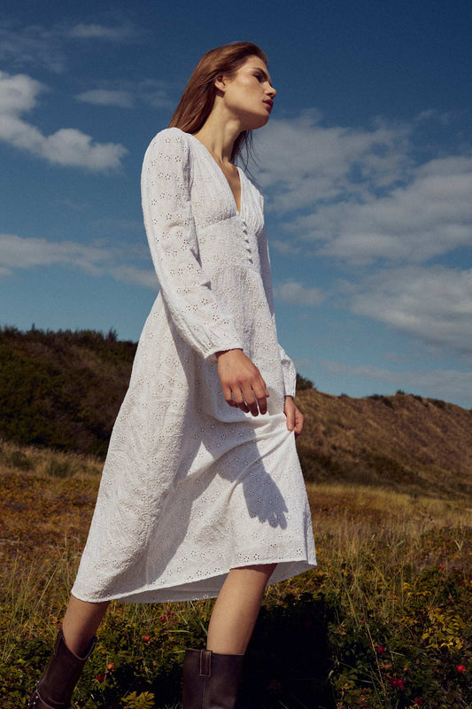 Noella N-Lilith White Maxi Dress