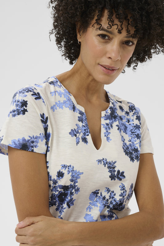 Part Two Gesinas Blue Shadow Flower T-skjorte