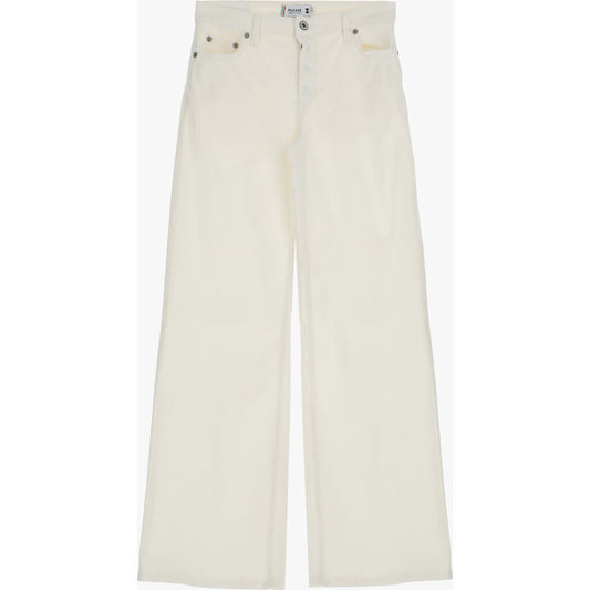 Please Anne Color Bianco Lana Jeans
