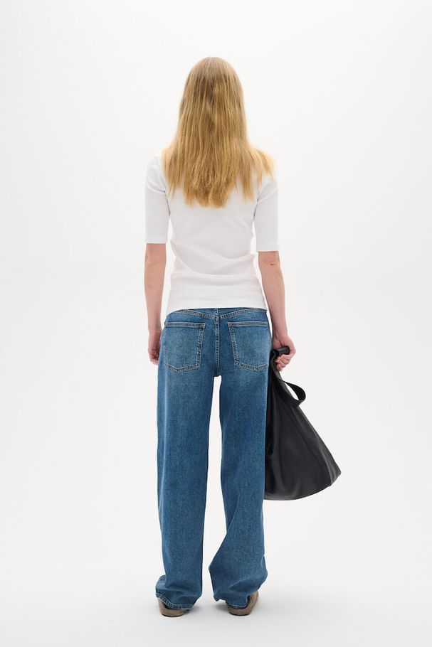 InWear Dagna Bright White V-Hals T-skjorte
