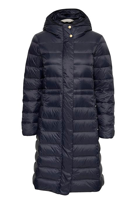 Part Two Dark Navy Lainey Dun Kåpe