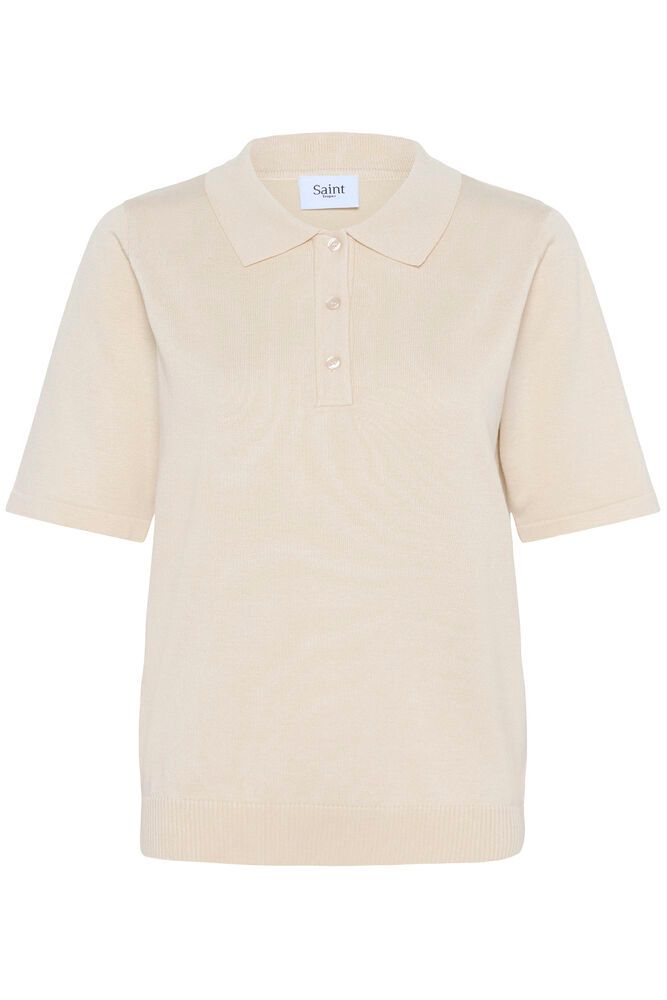 Saint Tropez Mila Polo SS Jojoba Genser