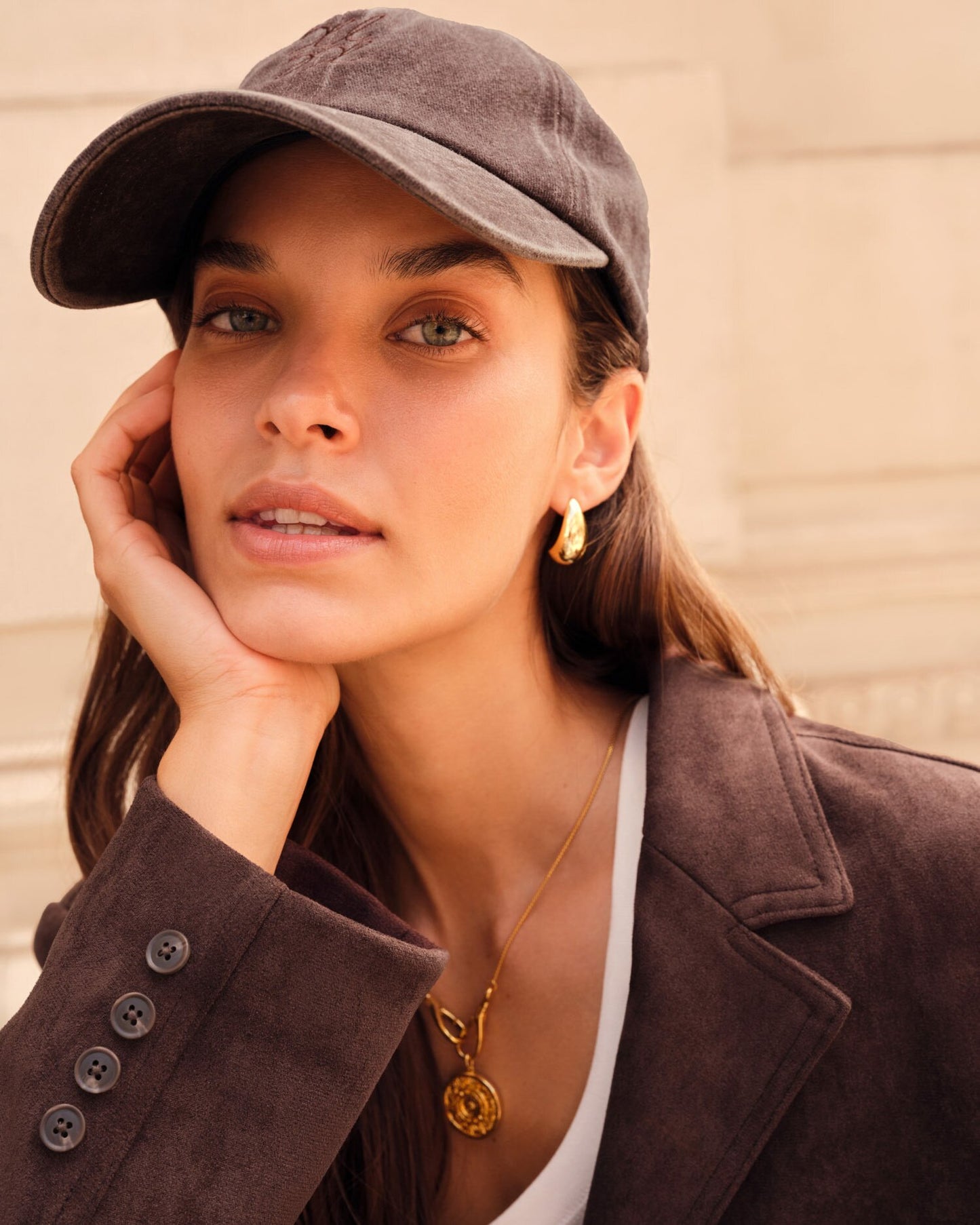 Katie Loxton Embroidered Chocolate Caps